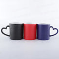 11oz Color Changing Coffee Mug Heat Sensitive Changing Magic Mugs Ceramic Changing Color Sublimation Mug
