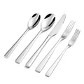 Mirror Stainless Steel 18/10 Classic Design Laser Logo Back to School Restaurant Cutlery Set SLD Customized Printing