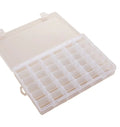 Jewelry Box Organizer Storage Container Clear Plastic 36 Grids Storage Boxes & Bins Modern Rectangle Organizador De Plastico