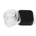 1g 5ml Thick Black UV Protection Small Glass Jars With Lids 5ml 7ml 9ml Child Resistant Concentrate Jars