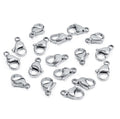 Wholesale Price 9mm 10mm 11mm 12mm 13mm 15mm 304 Stainless Steel Quality Lobster Clasps for DIY Chain Necklace Bracelet Jewelry