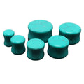 Huiying Diy 12mm Body Piercing Jewelry Green Turquoise Flesh Tunnels Stone Ear Expander Ear Plugs Jewelry