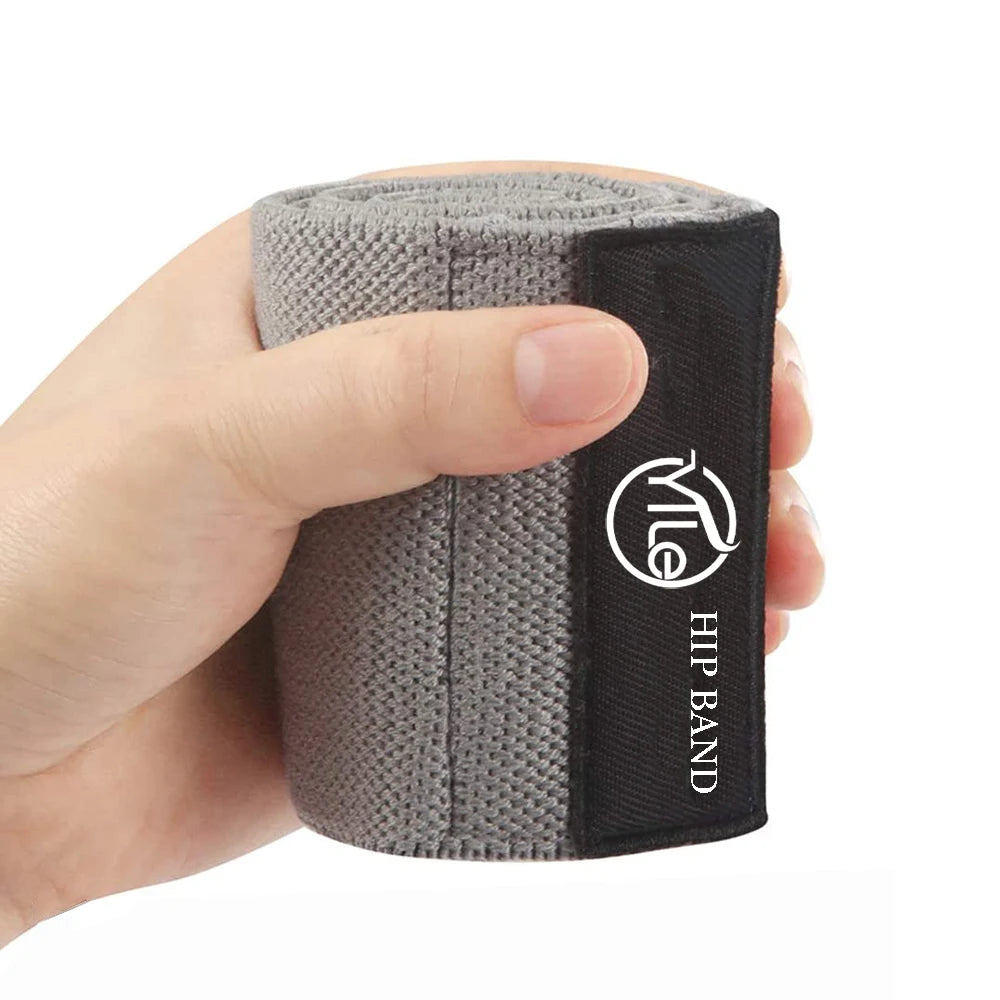 High Elastic Fitness Hip Legs Eco Friendly Cotton Fabric Latex Band Resistance Exercise