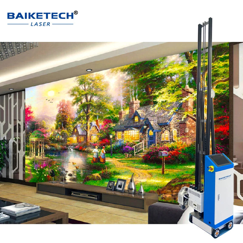 Competitive Price Laser Printing Machine 3D Vertical Machine Apartment Inkjet Wall Printer for Sale