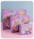 Oil Painting Creative  Folding Gift Box Holiday Wedding Cosmetics Storage Birthday Magnetic Clamshell Paper Box