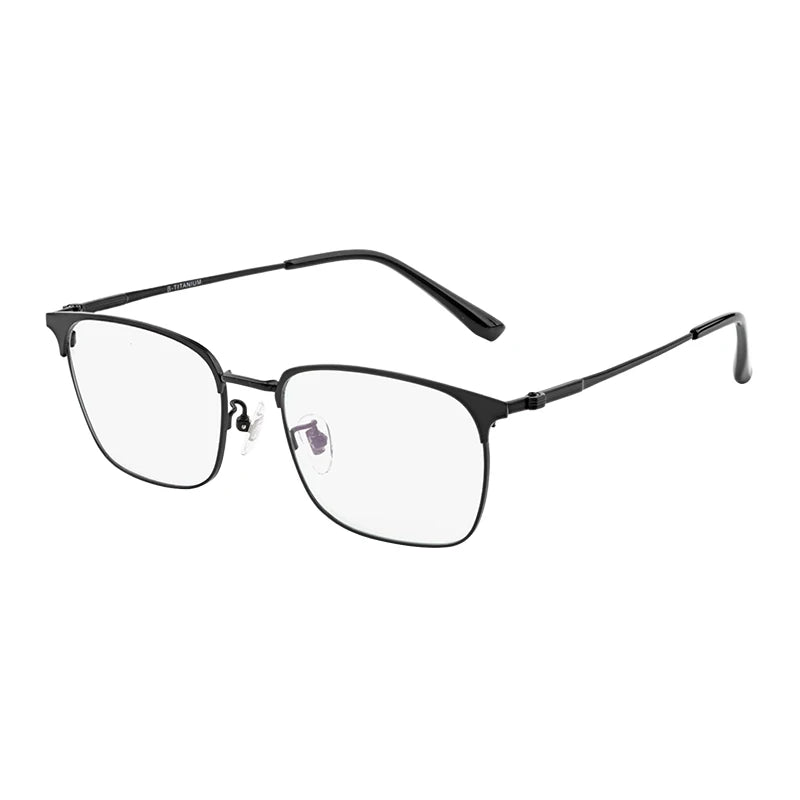 Latest Unisex Titanium Metal Square Style Diamond Face Shape Reading Eyeglass Frames OEM Brand Model 69810