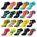 2022 Womens Winter Breathable Cartoon Funky Bakery Novelty Colorful Fruit Festival Funny Logo Crew Socks