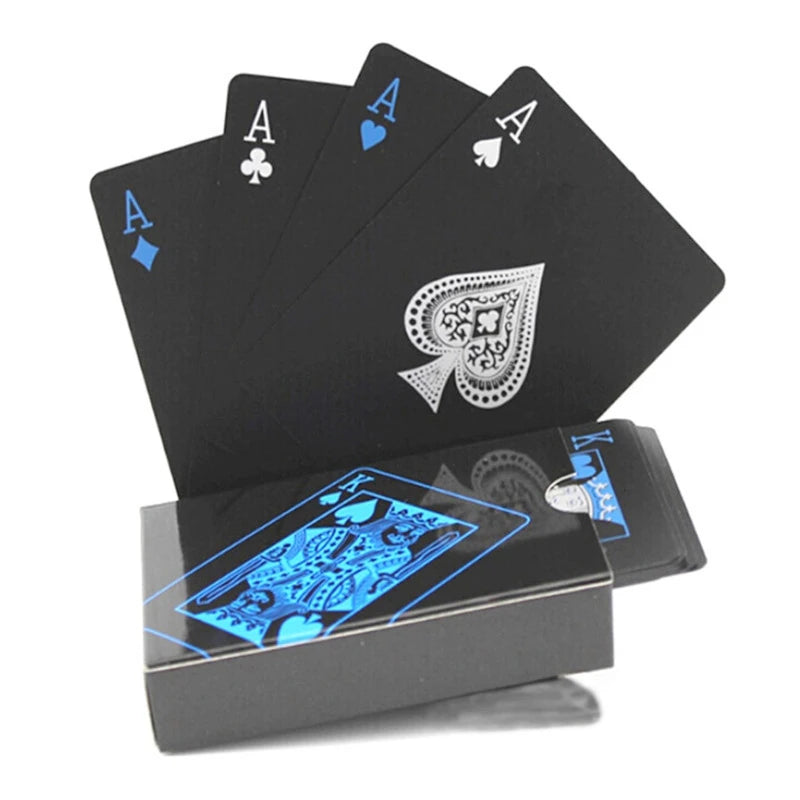 Parker Various Types of Playing Cards Rustic Gold Creative Black Texas Thickened Cards Custom Waterproof Business Card Embossing