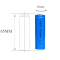 Satisfaction Guarantee 18650 3.7v Lithium Polymer Battery 4000mah With Real Capacity