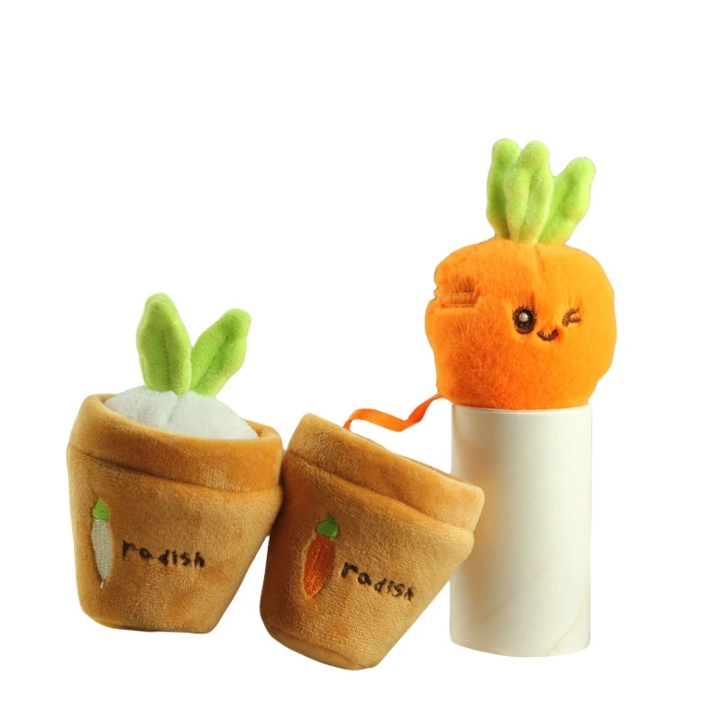 Cute Plushie Peluches Transformate Potted Carrot Easter Rabbit Bunny Plush Toys Keychain Claw Machine Stuffed Animal Toy Bunnies