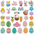 Cartoon Easter Theme Handmade Nonwoven Felt Iron-On Embroidery Garment Patches for DIY Accessories
