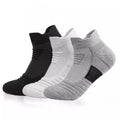 OEM Athletic Ankle Socks Manufacturer Custom Mesh Cushioned Terry Low Cut Cotton Socks for Sports Brands