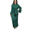 Wholesale Women's Long Dresses Elegant Boho Pleated Maxi Casual Party Beach Holiday Wear with Long Sleeve Plus Size Print Design