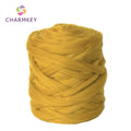 Charmkey Wool Yarn 100% Merino Wool Hand Knitting Yarn 66s Chunky Wool Yarn for Crochet
