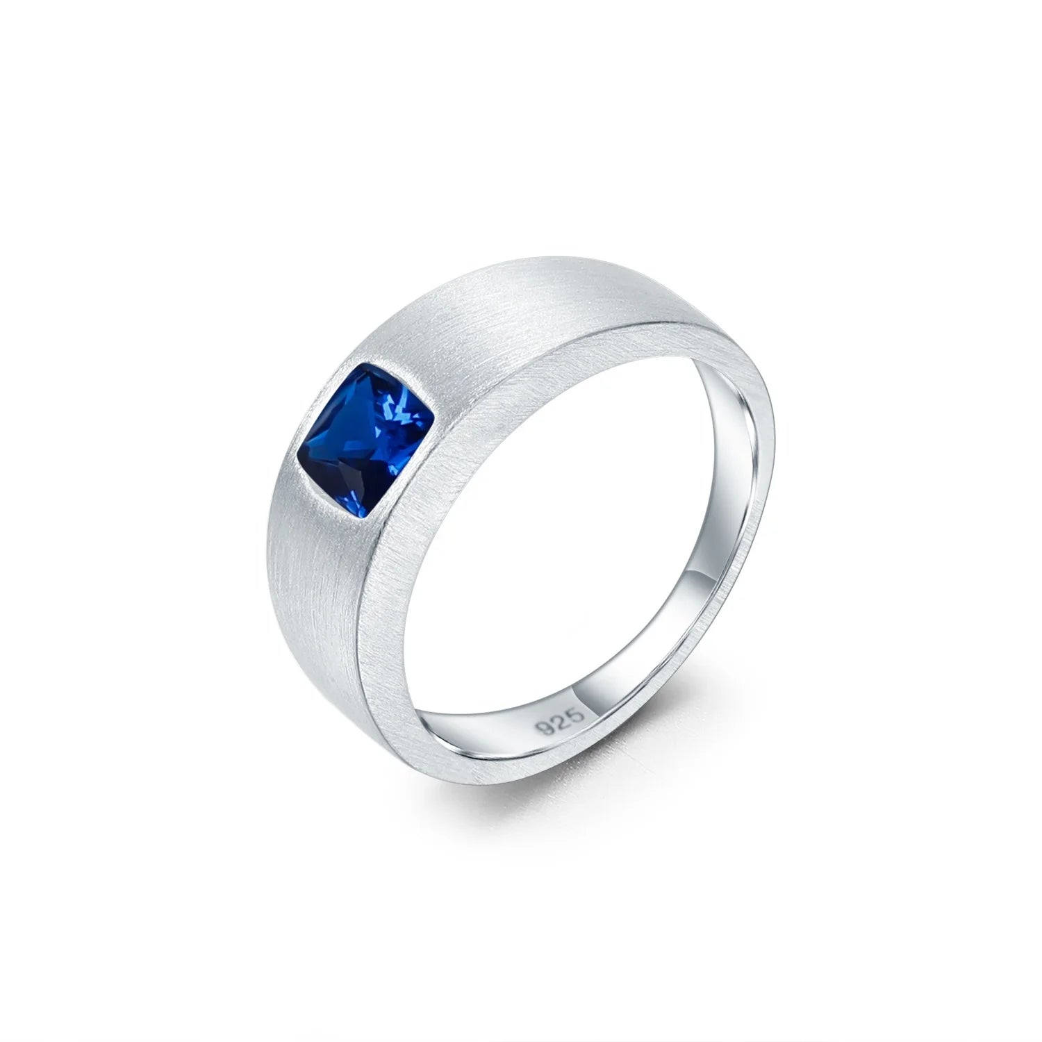 Abiding Different Stone Classical Fashion Engagement 925 Sterling Silver Men Rings Jewelry for Wedding