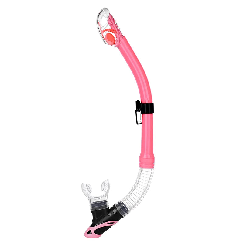 2023 New Underwater Transparency Snorkel for Outdoor Swimming Pool Adult Transparency Full Dry Snorkel