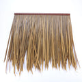 New Arrival Commercial Beach Umbrellas Traditional Dry Grass Roof Flip Vertical Cover Coconut Roofing Cocnut Thatch Ridge for