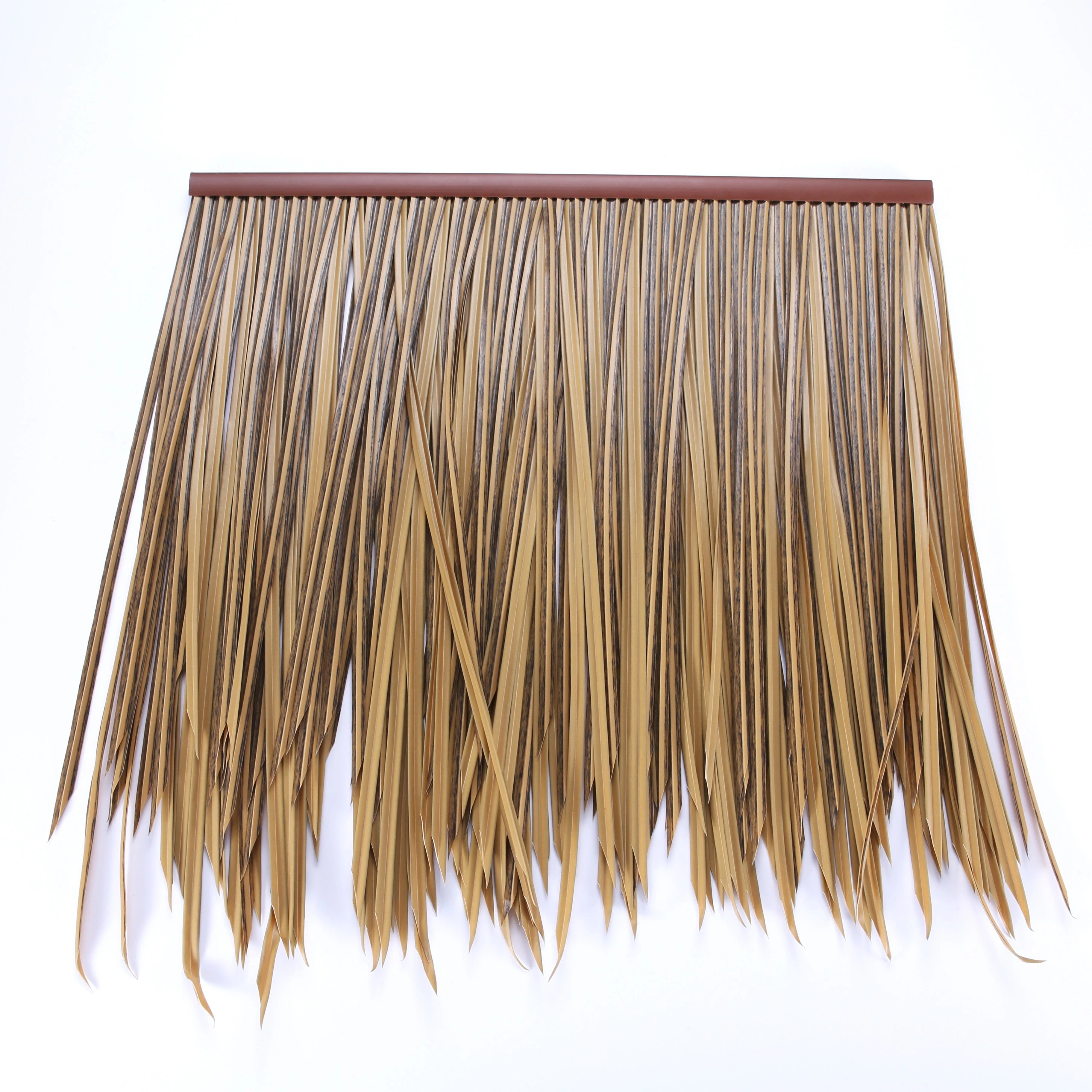 New Arrival Commercial Beach Umbrellas Traditional Dry Grass Roof Flip Vertical Cover Coconut Roofing Cocnut Thatch Ridge for