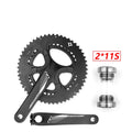 ProwheelRPT 721 Road Bike Double Crank 110BCD 53/39T 2x11S 170/172.5mm Crank Sprocket with BB Bicycle Chainwheel & Crank Set
