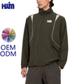 Free Sample Spring Softshell Breathable Casual Fitness Vintage Workwear Lightweight Coat Men Outdoor Hiking Waterproof Jacket