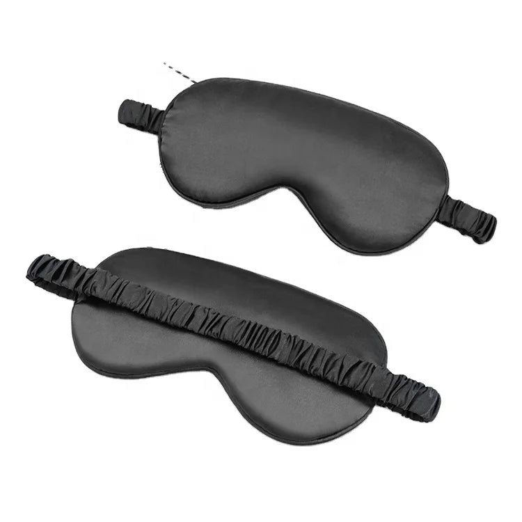 MIO Soft Travel Gifts Eye Mask Various Colors Sleeping Accessories Imitation Silk Satin Sleep Eyemask Home Use