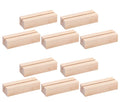 Pine Wood Postcard Card Holder Wood Table Numbers Party Wedding Table Name Card Holder  Memo Stand Clamps Stand Card Desktop.