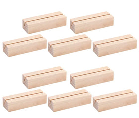 Pine Wood Postcard Card Holder Wood Table Numbers Party Wedding Table Name Card Holder Memo Stand Clamps Stand Card Desktop.