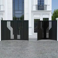 Modern Entry Aluminum Alloy Driveway Suspended Folding Retractable Automatic Gate for Outdoor Use in Villa and Courtyard