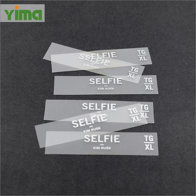 Printing Waterproof Soft TPU Label Swimsuit Bikini Private Label Custom Brand LOGO Care Size Label for Swimwear