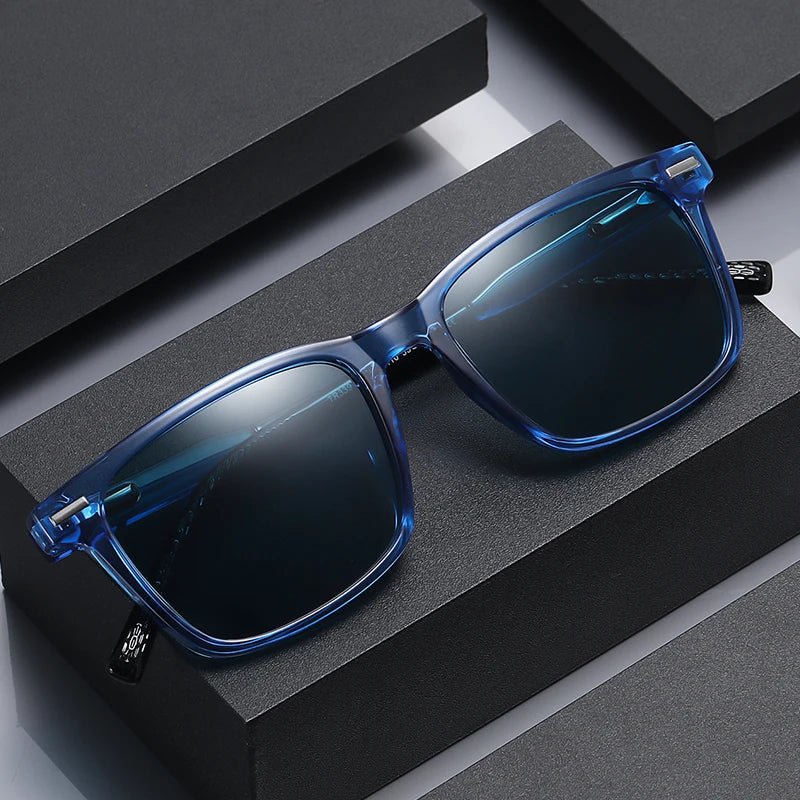 Square Shades TR Sunglasses Classic Retro Polarized Mens Shades Sunglasses Vintage Wholesaler Unisex Clear Men Sunglasses