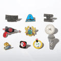 Custom DIY Photo Modern Lapel Pins Coated Epoxy Logo Metal Blank Epoxy Sticker Badge Custom Size