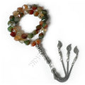 Made In China Beautiful Tasbeeh Indian Agate Muslim Prayer Beads Tasbih Dubai Rosary Chain