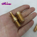 Xmlivet Female and Male Snooker Cue Joint Parts Pool Cue Brass Pin and Insert Thread Set for Roberto Pool Accessories