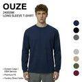 245Gsm Custom Long Sleeve Shirts Heavy Weight Men Blank Long Sleeve T Shirts Casual Men Clothing