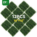 Grass Wall 10"x10" Artificial Boxwood Hedge Wall Panels Privacy Hedge Screen Faux Boxwood for BackyardGreenery Walls