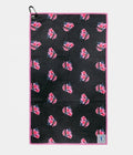 Promotional Custom Digital Printed Towels With Grommet Hook Waffle Microfibre Golf Towel