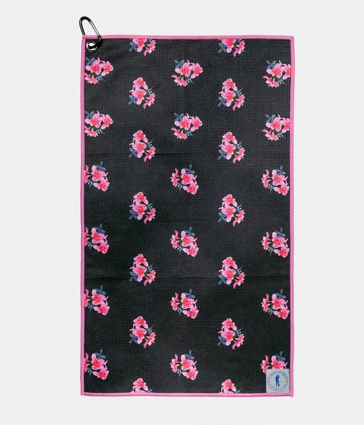 Promotional Custom Digital Printed Towels With Grommet Hook Waffle Microfibre Golf Towel