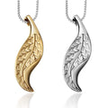 Wholesale Stainless Steel Mirror Polished Couple Jewelry Making Tree Leaf Charm Pendant for Necklace Valentine's Gift