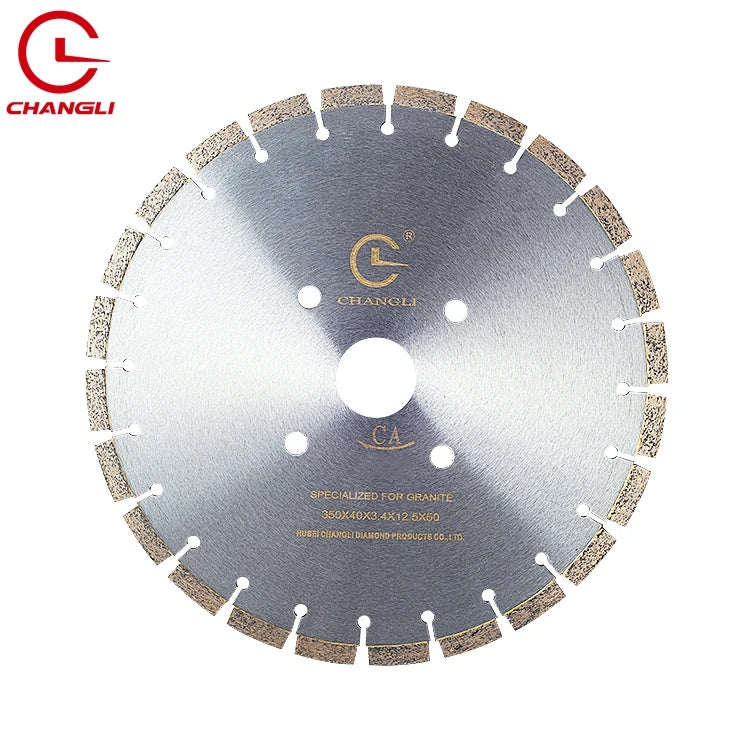 China Supplier 350mm Industrial Laser High Frequency Welded Diamond Saw Blades for Marble Granite Cutting OEM Available High