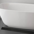 JIENI Stainless Steel Linear Shower Drain Black Color Tile Insert Channel for Bathroom Use Waste Floor Drain