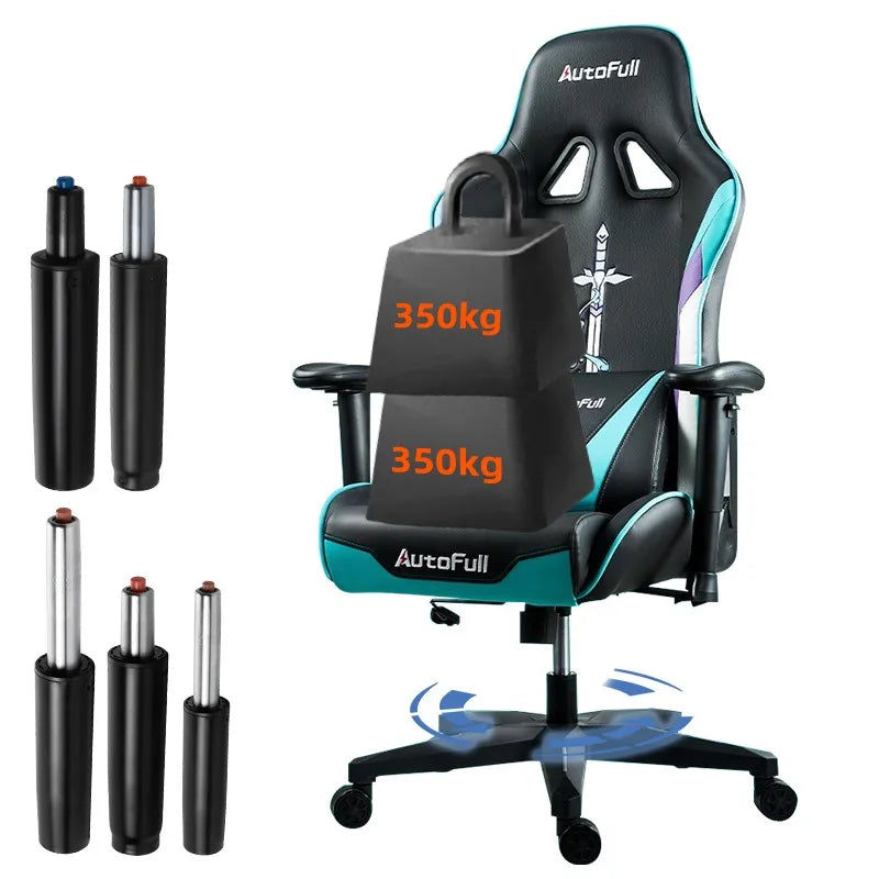 High Precision Bifma Class 4 Stainless Steel Cylinder Hydraulic Office Chair Lift for Gaming Chairs Customizable Free Sample