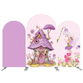 Customized Fairis Them Arch Cover for Birthday Party Arch Backdrop Cover  Display Background for Event