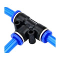 Plastic Tee Connector Low Pressure Water Mist Nozzle Fog Quick Connector
