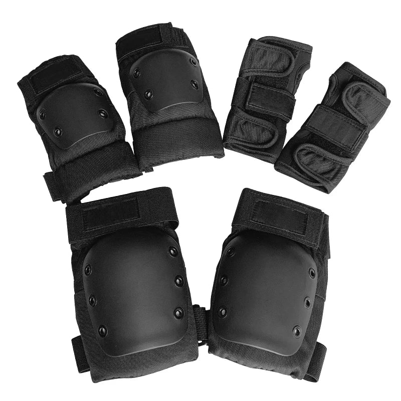 HOT SALE High Quality Outdoor Elbow & Knee Pads Professional Sports Protective Roller Skating Protective Gear  Wrist Guards