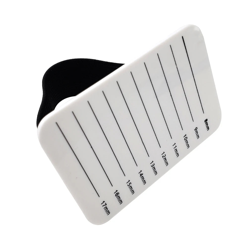 VEYES Wholesale Private Label Custom logo Acrylic Eyelash Tile Solon Grafting Eyelash Glue Palette Lash Tile Black Lash Tule