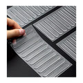 10pcs Clear Cabinet Door Bumper Self Adhesive Rubber Stripes for Sound Dampening & Buffer Pads