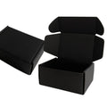 Custom Size Logo Printing Hard Shipping Boxes Hat Cloth Packaging Corrugated Mailer Mailing Box Black Corrugated Box