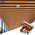 Aluminum Metal Suspended Ceiling System Office Building Strip Metal Ceilings Aluminium Alloy Powder Coating Modern