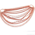 Latest Design Rhinestone Metal Crystal Bikini Connector Premium Swimwear Buckles for Stylish Bikini