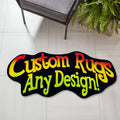 Tapis De Salon Custom Shape Made Logo Carpet Welcome Custom Cheap Anti-Slip Printed Rug Sets for Living Room